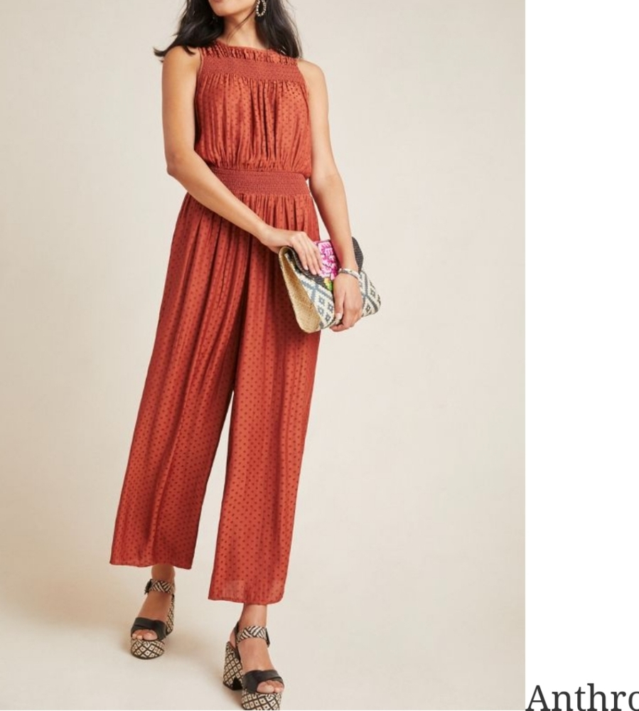 Anthropologie dRA Polka Potter Jumpsuit  M